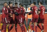 Vokietijoje – R.Lewandowskio dublis, 5 įvarčių fiesta ir „Bayern“ pergalė prieš „Borussia“