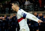C.Ronaldo ir J.Cancelo įvarčiai padovanojo Portugalijai pergalę prieš Lichtenšteiną