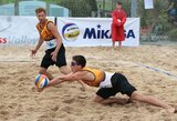 Paplūdimio tinklininkai Rumševičius ir Palubinskas Šveicarijoje taikėsi į aukščiausias vietas