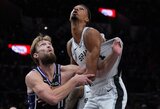 Sabonis prieš Wemby užfiksavo dvigubą dublį