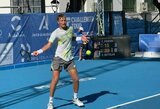 ATP „Challenger“ turnyro aštuntfinalyje po nesėkmingo pirmojo seto atsitiesęs Edas Butvilas iškovojo pergalę