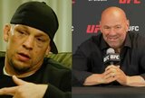 D.White‘as pareiškė, kad UFC įkaitų nelaiko, N.Diazas jam atkirto: „Per 9 mėnesius man nepasiūlei nė vienos kovos“