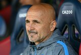 „Napoli“ laimėti „Serie A“ lygą padėjęs L.Spalletti paliks klubą