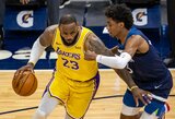 L.Jameso vedama „Lakers“ nutraukė nesėkmių seriją Minesotoje