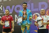 Maskvoje su specialiu kostiumu pasirodęs ir pasaulio čempionatą laimėjęs kaunietis: „Visiems sakiau, kad esu už taiką“