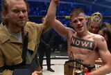 „KSW 95“: krauju pasruvęs J.Wiklaczas „užsmaugė“ varžovą, Ph.De Friesas nugalėjo ilgametį UFC kovotoją