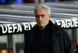 J.Mourinho apsižodžiavo su „Lazio“ prezidentu: „Ko žiūri?“