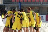 Lietuvos paplūdimio futbolo rinktinė neatsilaikė prieš kazachus