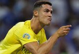 C.Ronaldo Saudo Arabijoje 11 metrų baudiniu išplėšė savo komandos pergalę