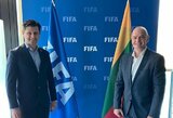 T.Danilevičius po susitikimo su G.Infantino: „Džiaugiamės FIFA palaikymu ir pagalba“