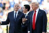 FIFA patvirtino, jog Donaldas Trumpas gali pakeisti Pasaulio taurės šeimininkų miestus