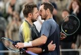 A.Murray‘ų eliminavęs S.Wawrinka atkreipė dėmesį į keistą situaciją tribūnose, D.Altmaieris laimėjo 5 valandų mūšį