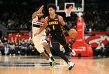 Antras „Hawks“ istorijoje: Johnsonas įsirašė antrą trigubą dublį iš eilės