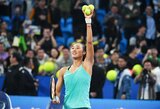 Latvę už „WTA Elite Trophy“ pusfinalio borto paliko Kinijos žvaigždė