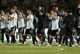 Nulinės lygiosios su Brazilija atvėrė Argentinai duris į pasaulio futbolo čempionatą
