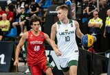 4 tolimus metimus iš eilės pataikęs R.Jocys atvedė lietuvius į pasaulio jaunių 3x3 čempionato pusfinalį (papildyta)