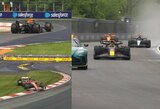 Dramatiškose Kanados GP lenktynėse – M.Verstappeno pergalė ir „Ferrari“ krachas