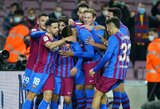 „Barcelona“ 85-ąją minutę išplėšė dramatišką pergalę prieš „Elche“ futbolininkus