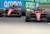 Belgijos GP kvalifikacijoje – dar viena absurdiška „Ferrari“ klaida, didžiulė nubausto M.Verstappeno persvara ir pirma starto pozicija C.Sainzui