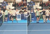 „Challenger“ turnyre – tenisininkų konfliktas, vos nesibaigęs muštynėmis