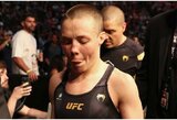 „Jaučiuosi kaip nieko vertas žmogus“: sugniuždytai R.Namajunas – UFC kovotojų palaikymo žinutės