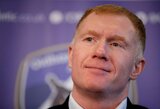„Manchester United“ legendų konfliktas? Scholesas viešai kirto Carrickui aštria žinute