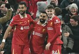 „Liverpool“ pasinaudojo galimybe pabėgti nuo konkurentų, M.Salah pirmasis pasiekė simbolinę atžymą