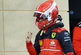 „Ferrari“ grįžo į elitą: Ch.Leclercas laimėjo pirmą sezono kvalifikaciją