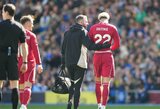 „Liverpool“ krito prieš „Brighton“, Ekitike patyrė traumą