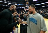 Iguodala: „Norėčiau LeBroną ir Curry pamatyti viename klube“