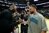 Curry pasisakė apie LeBrono sprendimą žaisti „76ers“ gretose
