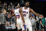 „76ers“ naujokas pratęsime išplėšė komandos pergalę