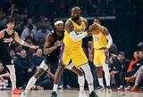 Fantastiškas L.Jamesas vedė „Lakers“ į pergalę