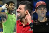 Sudėlioti „Indian Wells“ turnyro burtai: paaiškėjo Alcarazo, Djokovičiaus ir Sinnerio galimi varžovai