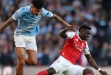 „Arsenal“ klubas jau per pridėtą laiką išplėšė tašką dvikovoje su „Manchester City“
