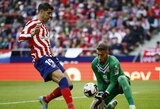 „Atletico“ nesugebėjo namuose įveikti dešimtyje rungtyniauti likusių „Espanyol“ futbolininkų
