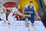 Trys lietuviai FIBA Europos taurės mače pelnė 41 tašką