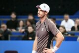 Prancūzų nušvilptas A.Murray‘us netikėtai krito jau pirmajame rate