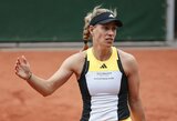 Buvusi pirmoji pasaulio raketė „Roland Garros“ turnyre liko be pergalių