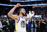 S.Curry metimas su sirena pražudė „Rockets“ komandą