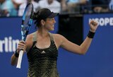 Praėjusių metų „US Open“ finalininkė sustabdyta jau trečiajame rate: G.Muguruza įveikė V.Azarenką