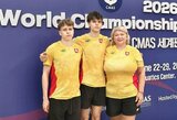 Pasaulio plaukimo su pelekais čempionate jėgas išbandė 2 lietuviai