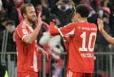 Harry Kane`o dublis atnešė pergalę „Bayern“, vėl pralaimėjęs „Bayer“ tolsta nuo pirmojo ketverto