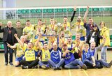 „Kelmės“ tinklininkai apgynė Pirmos lygos čempionų titulą