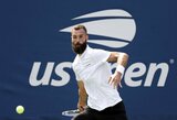 Būsimas R.Berankio porininkas „US Open“ turnyre nesuvaldė emocijų, I.Karlovičius tapo vyriausiu „Didžiojo kirčio“ turnyro žaidėju nuo 1978 m.