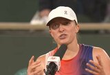 „Roland Garros“ turnyre – alkoholio draudimas ir I.Swiatek komentarais nesusižavėjusi P.Badosa: „Nemanau, kad ji gali skųstis“