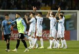 A.Di Maria pelnytas įvartis padovanojo Argentinos rinktinei pergalę prieš Urugvajų