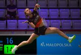 Geriausia Lietuvos badmintonininkė baigė pasirodymą Velse