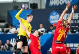 Europos čempionate Lietuvos merginų rankinio rinktinė startavo pralaimėjimu šeimininkėms