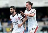 „Milan“ laimėjo ir pagerino poziciją Italijoje